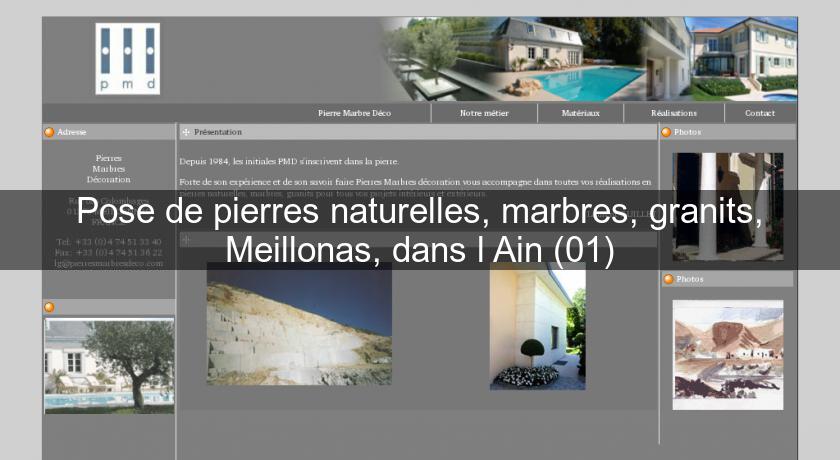 Pose de pierres naturelles, marbres, granits, Meillonas, dans l'Ain (01) Pose de pierres naturelles, marbres, granits, Meillonas, dans l'Ain (01)