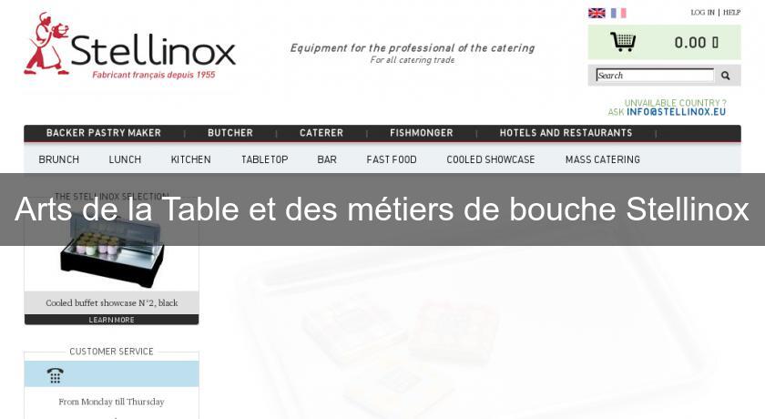 Arts de la Table et des métiers de bouche Stellinox Arts de la Table et des métiers de bouche Stellinox