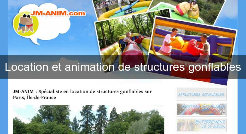 Location et animation de structures gonflables Location et animation de structures gonflables