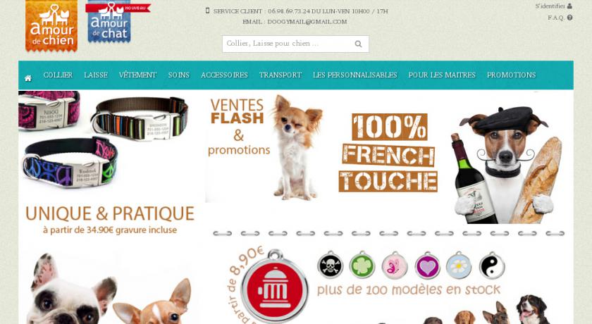 Amour de chien, boutique en ligne d'accessoires et de vetements pour chien Amour de chien, boutique en ligne d'accessoires et de vetements pour chien