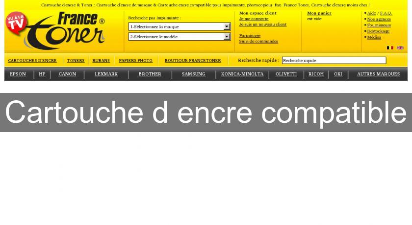 Cartouche d'encre compatible Cartouche d'encre compatible