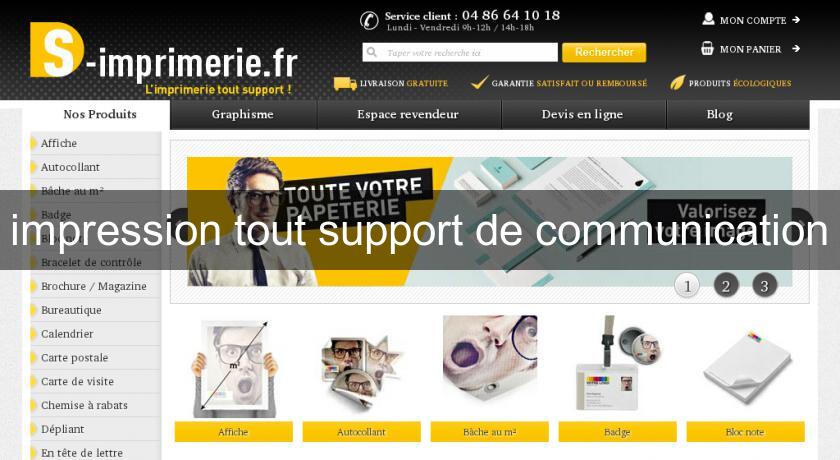 impression tout support de communication impression tout support de communication