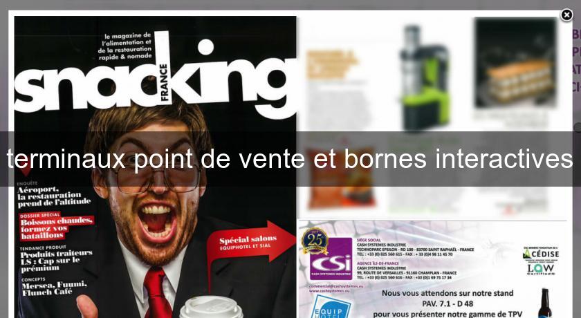 terminaux point de vente et bornes interactives terminaux point de vente et bornes interactives