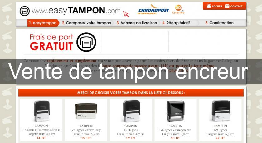 Vente de tampon encreur Vente de tampon encreur