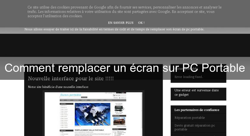 Comment remplacer un écran sur PC Portable Comment remplacer un écran sur PC Portable