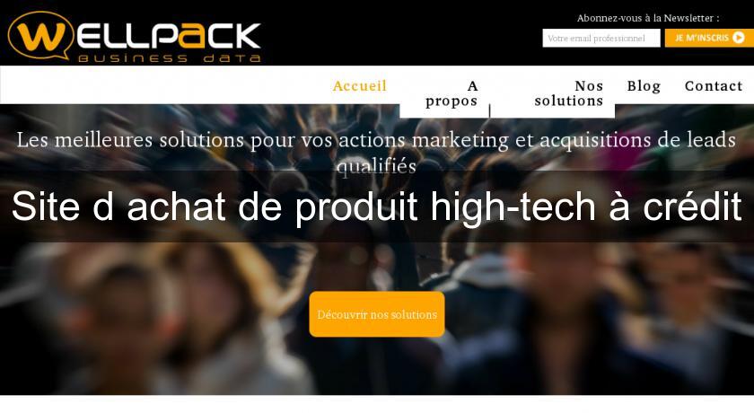 Site d'achat de produit high-tech à crédit Site d'achat de produit high-tech à crédit