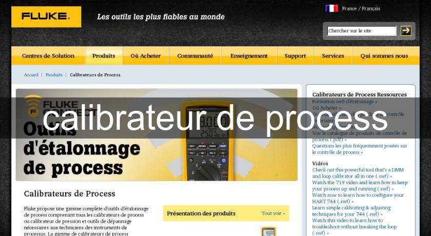 calibrateur de process calibrateur de process