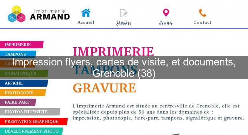 Impression flyers, cartes de visite, et documents, Grenoble (38) Impression flyers, cartes de visite, et documents, Grenoble (38)