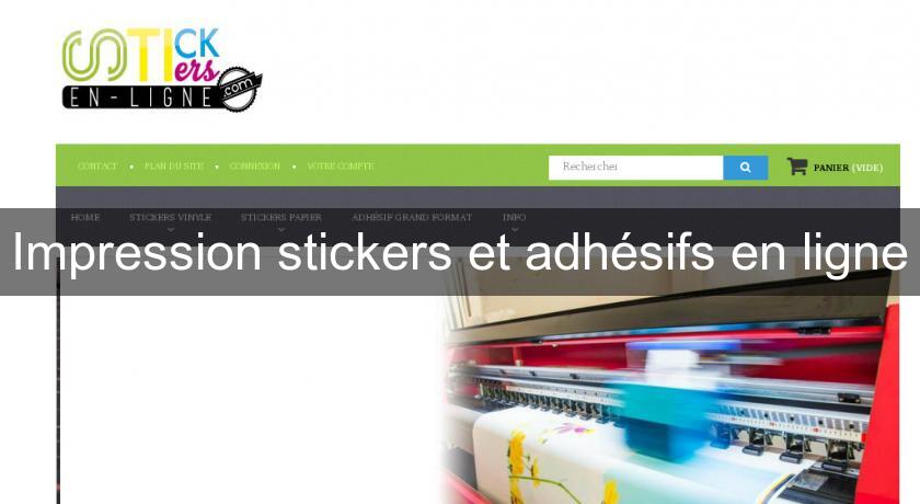 Impression stickers et adhésifs en ligne Impression stickers et adhésifs en ligne
