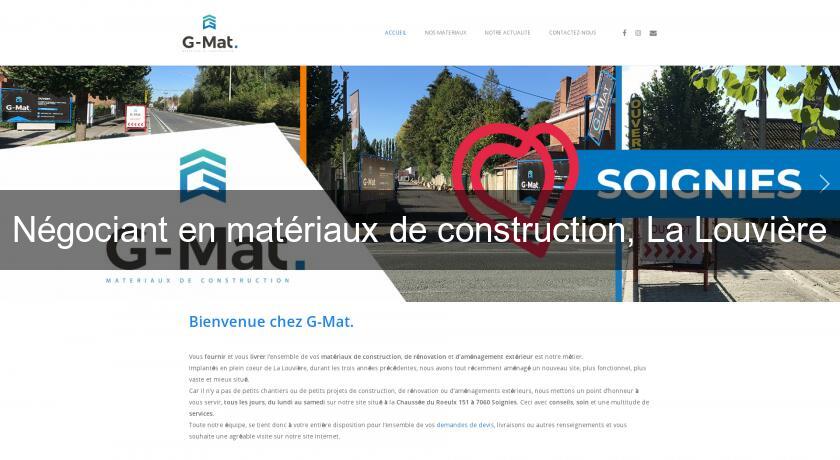 Négociant en matériaux de construction, La Louvière Négociant en matériaux de construction, La Louvière
