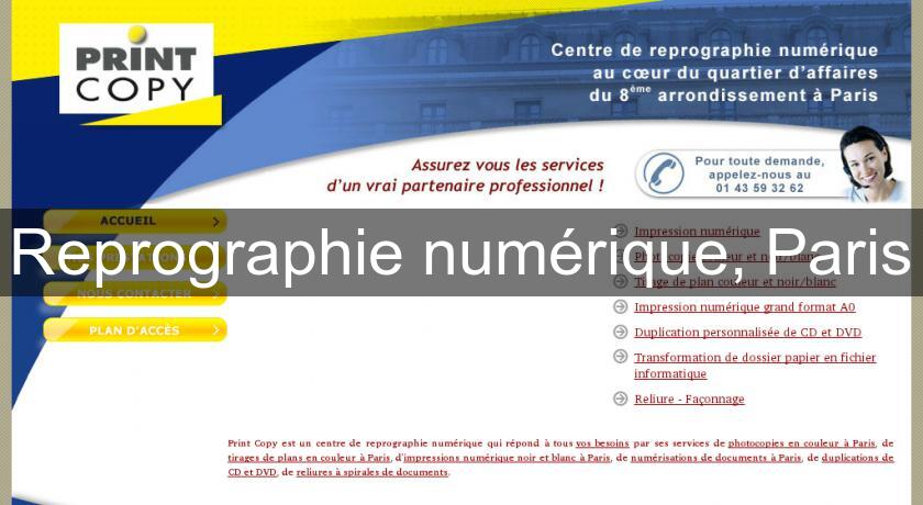 Reprographie numérique, Paris Reprographie numérique, Paris