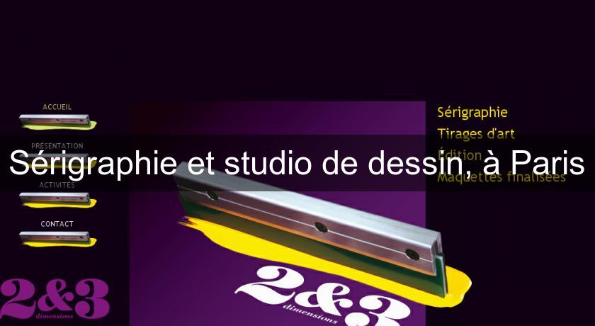 Sérigraphie et studio de dessin, à Paris Sérigraphie et studio de dessin, à Paris