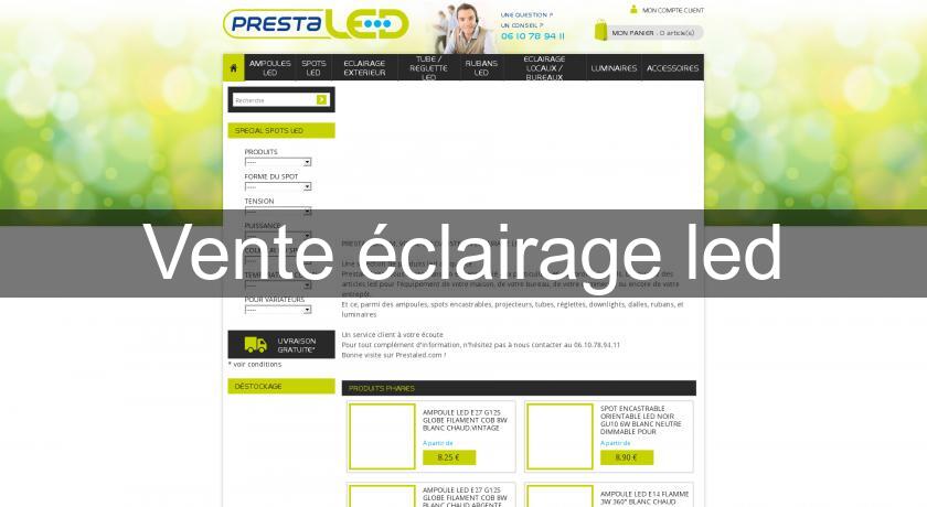 Vente éclairage led Vente éclairage led