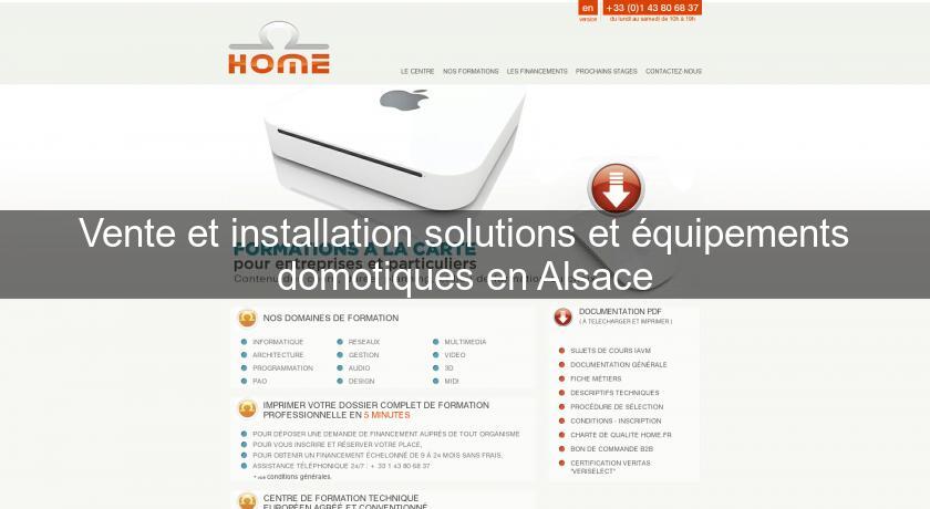 Vente et installation solutions et équipements domotiques en Alsace Vente et installation solutions et équipements domotiques en Alsace