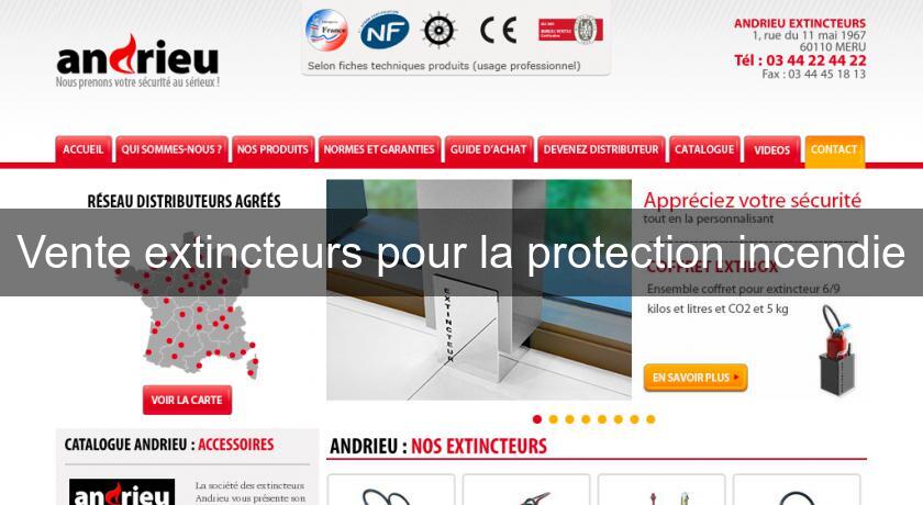 Vente extincteurs pour la protection incendie Vente extincteurs pour la protection incendie