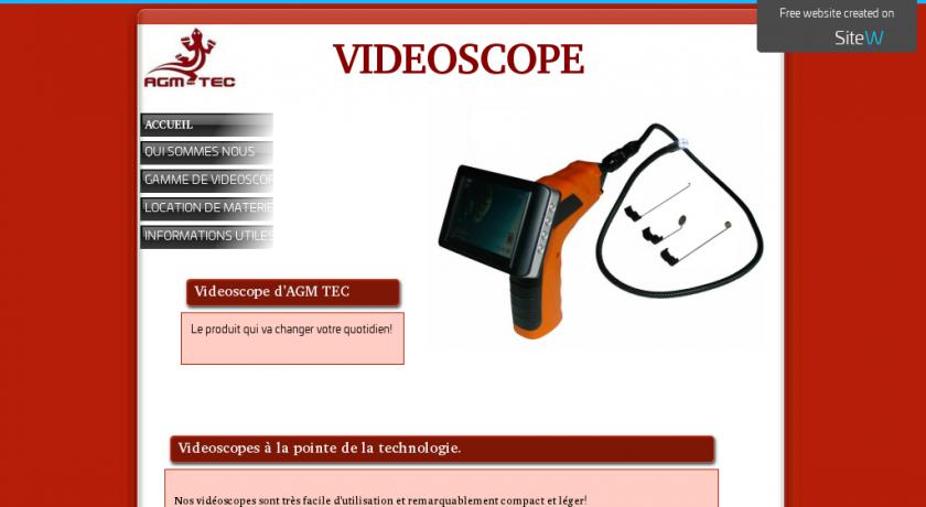 Videoscope pour inspection de canalisations, et zone difficile d'accès Videoscope pour inspection de canalisations, et zone difficile d'accès