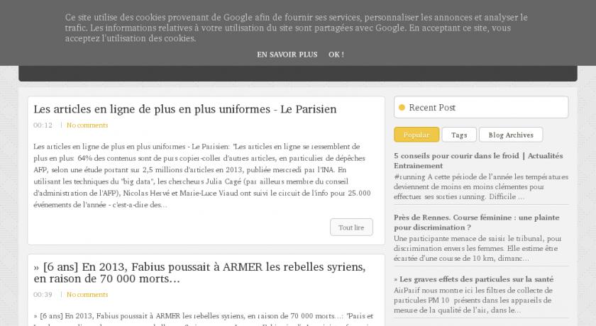 Actualité économique et politique traitée avec humour Actualité économique et politique traitée avec humour