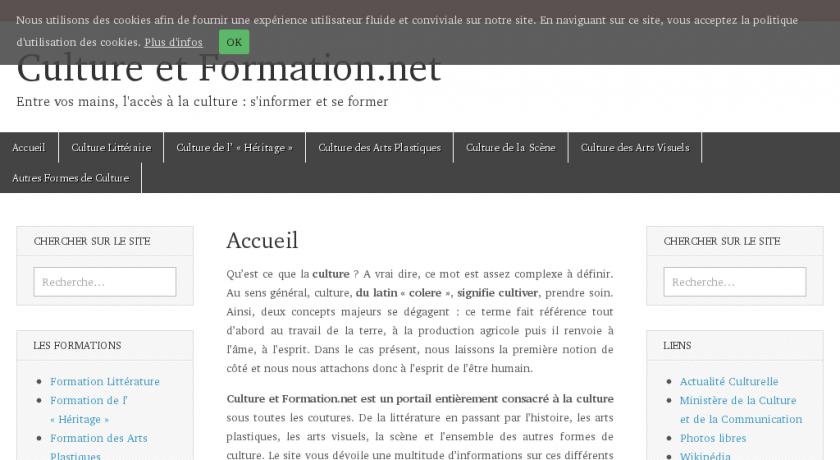 Actualité et formation dans les métiers de la culture et des arts Actualité et formation dans les métiers de la culture et des arts