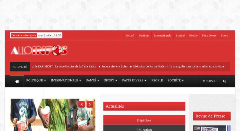 actualités au Sénégal actualités au Sénégal