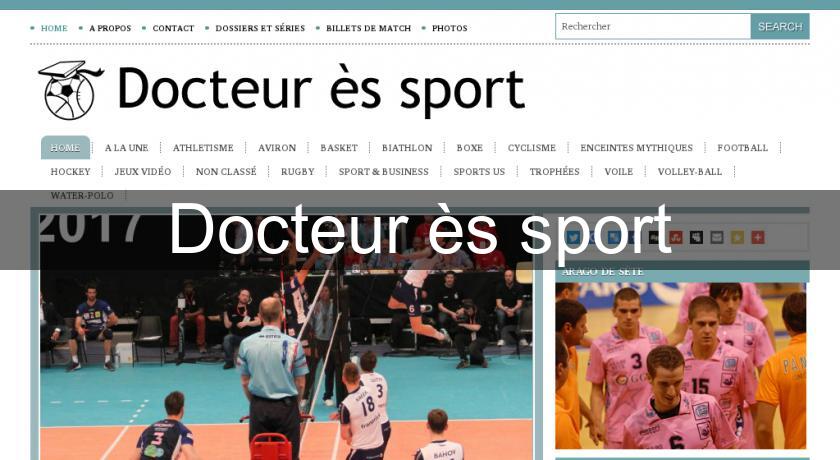 Docteur ès sport Docteur ès sport