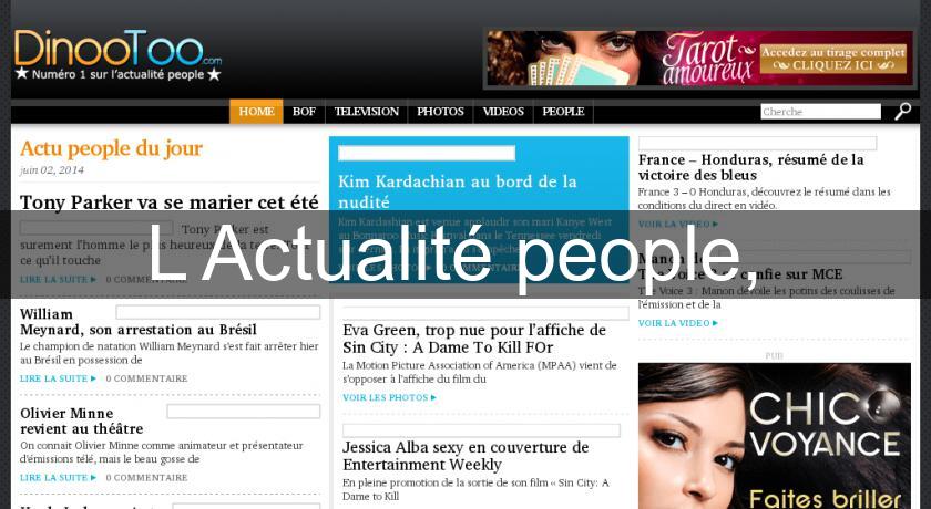 L'Actualité people, L'Actualité people,