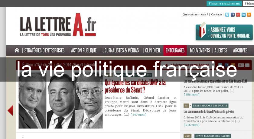 la vie politique française la vie politique française