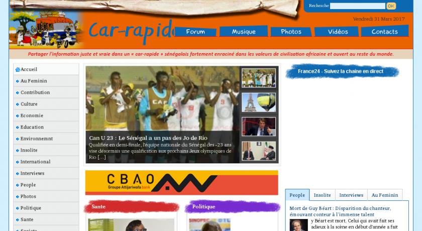 magazine d'actualité au Sénégal magazine d'actualité au Sénégal