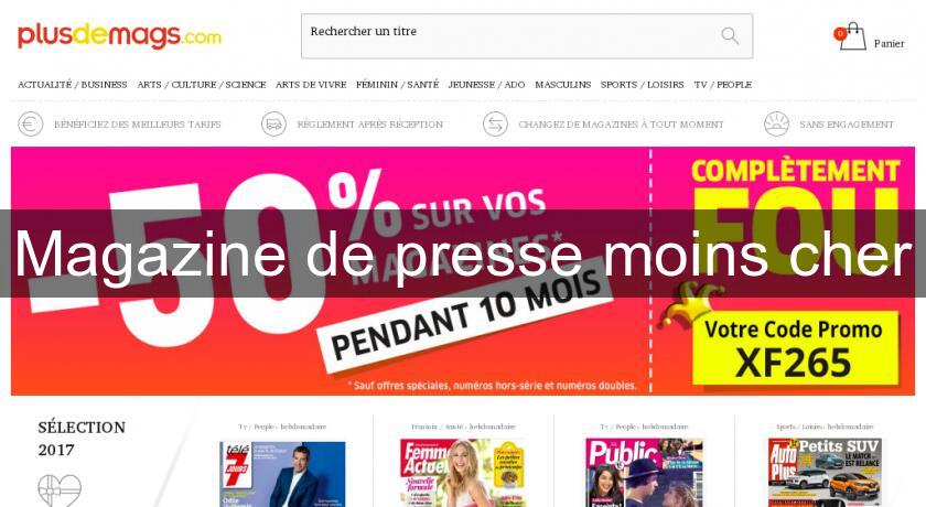Magazine de presse moins cher Magazine de presse moins cher