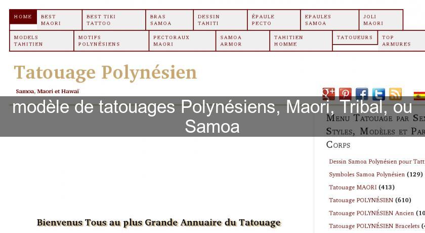 modèle de tatouages Polynésiens, Maori, Tribal, ou Samoa modèle de tatouages Polynésiens, Maori, Tribal, ou Samoa