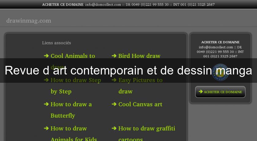 Revue d'art contemporain et de dessin manga Revue d'art contemporain et de dessin manga