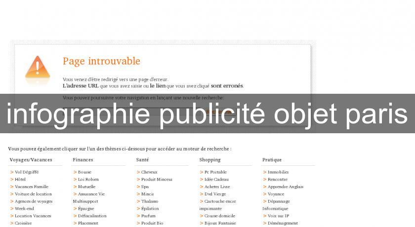 infographie publicité objet paris infographie publicité objet paris