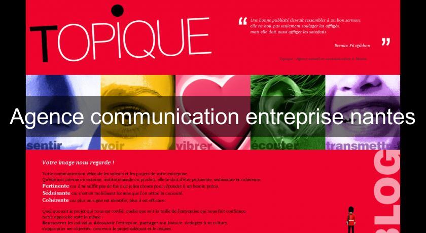 Agence communication entreprise nantes Agence communication entreprise nantes
