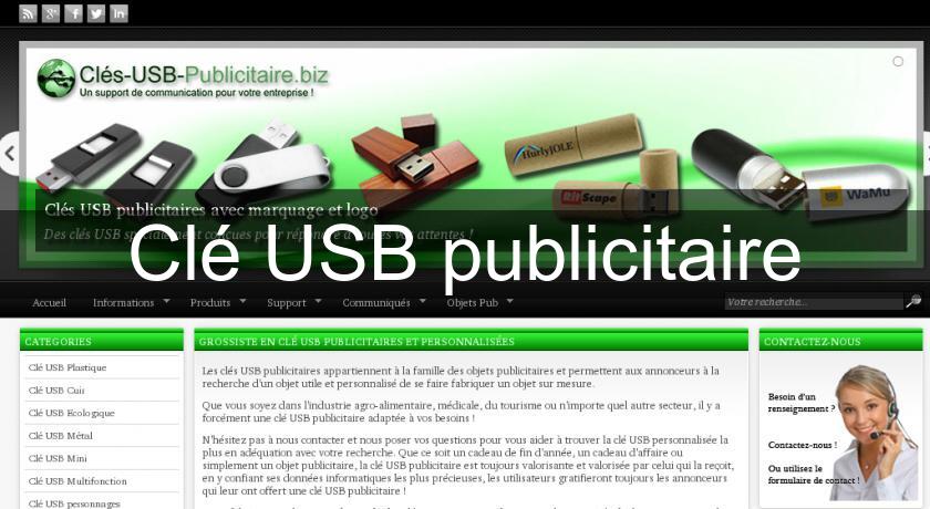 Clé USB publicitaire Clé USB publicitaire