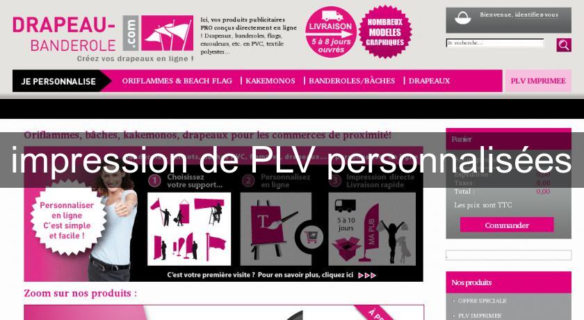 impression de PLV personnalisées impression de PLV personnalisées