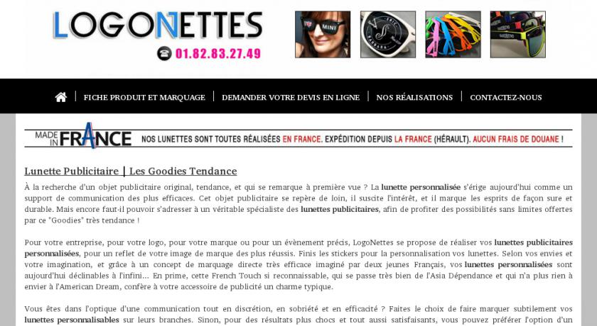 Lunettes publicitaires Lunettes publicitaires