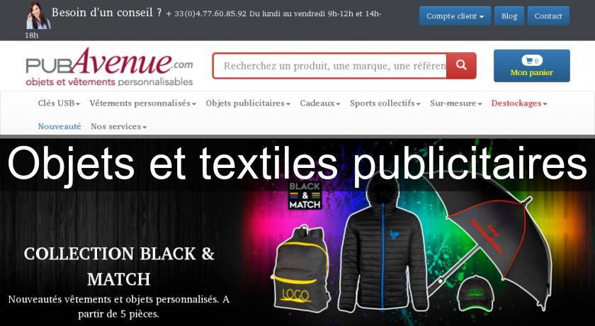 Objets et textiles publicitaires Objets et textiles publicitaires