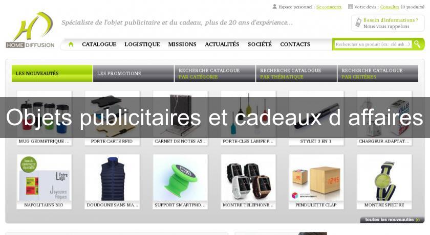 Objets publicitaires et cadeaux d'affaires Objets publicitaires et cadeaux d'affaires