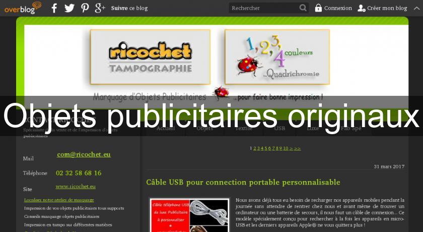 Objets publicitaires originaux Objets publicitaires originaux