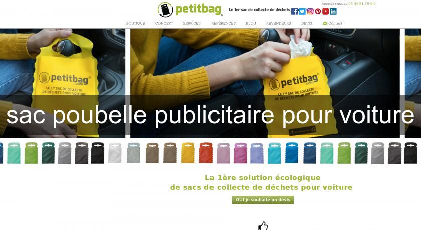 sac poubelle publicitaire pour voiture sac poubelle publicitaire pour voiture