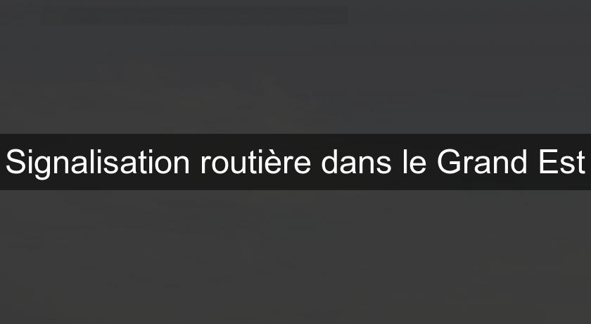 Signalisation routière dans le Grand Est Signalisation routière dans le Grand Est