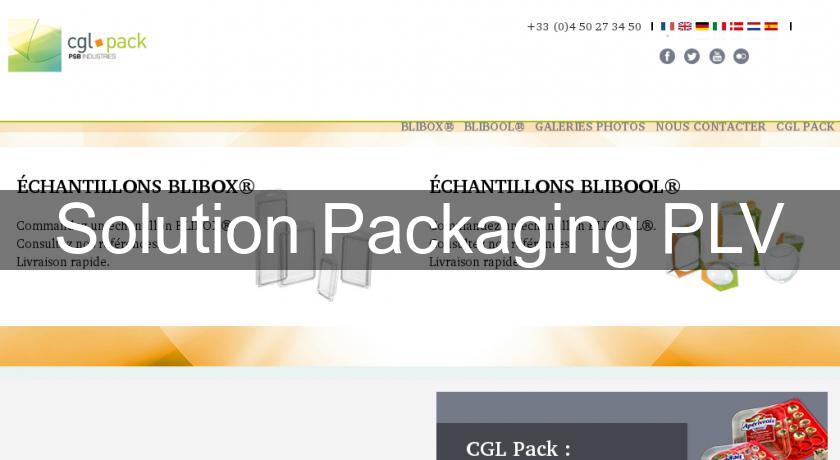 Solution Packaging PLV Solution Packaging PLV