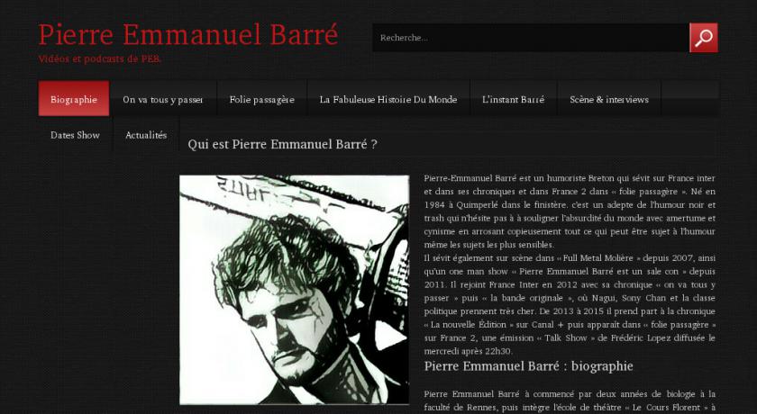 Chroniques de Pierre Emmanuel Barré Chroniques de Pierre Emmanuel Barré