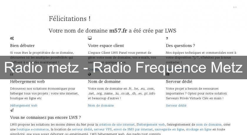Radio metz - Radio Frequence Metz Radio metz - Radio Frequence Metz