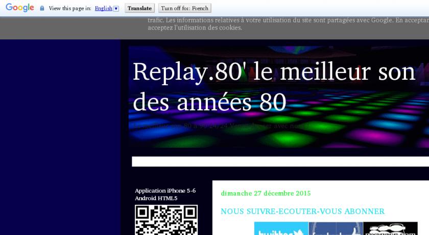 webradio musique années 80 à 90 webradio musique années 80 à 90