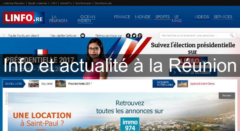 Info et actualité à la Réunion Info et actualité à la Réunion