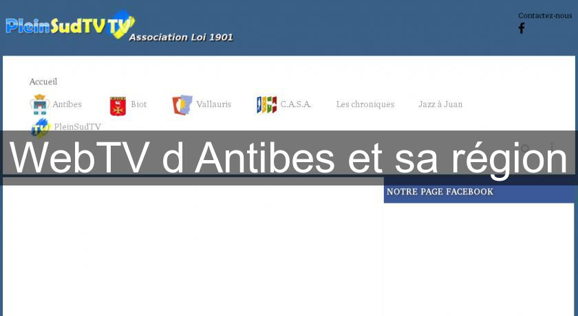 WebTV d'Antibes et sa région WebTV d'Antibes et sa région