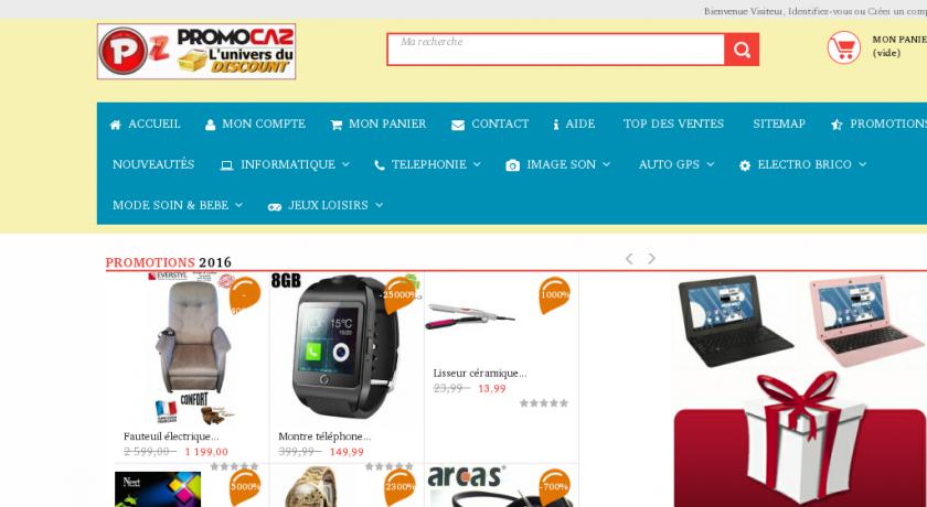 Promocaz : produits High-Tech livrés sans frais Promocaz : produits High-Tech livrés sans frais