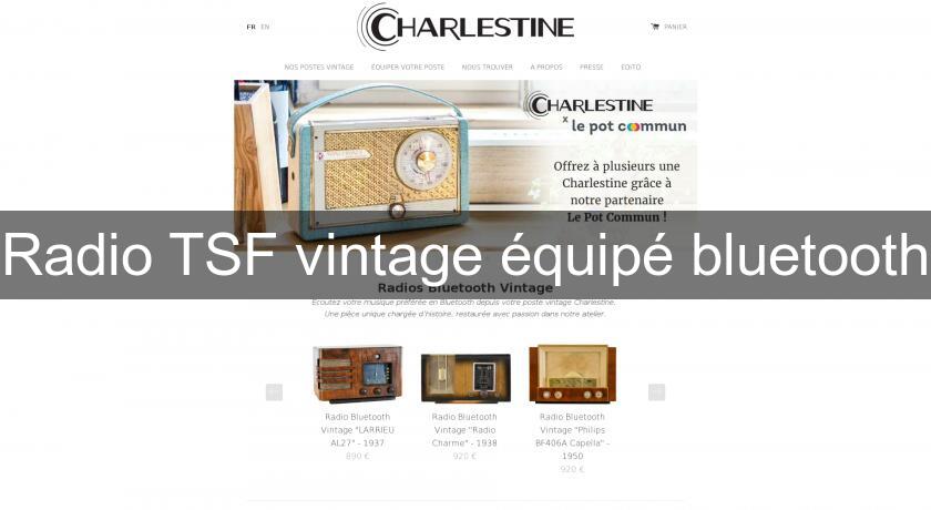 Radio TSF vintage équipé bluetooth Radio TSF vintage équipé bluetooth