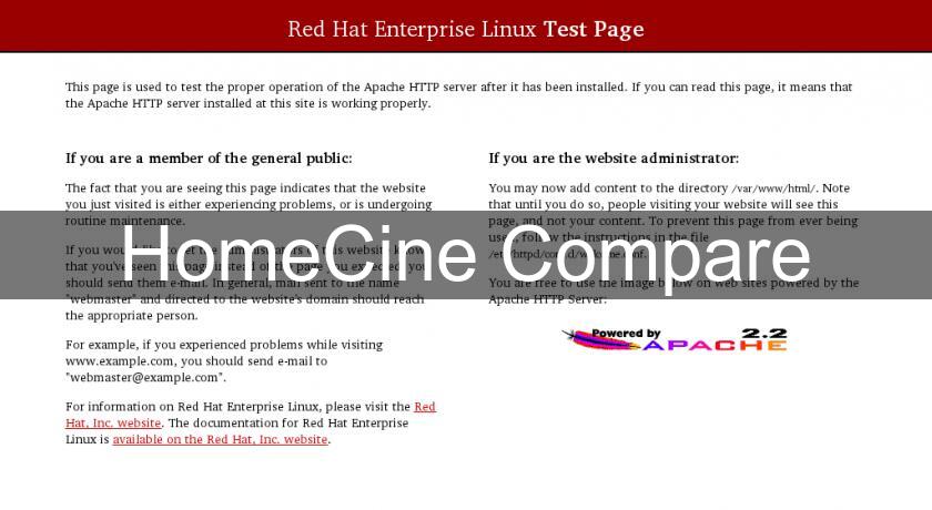 HomeCine Compare HomeCine Compare