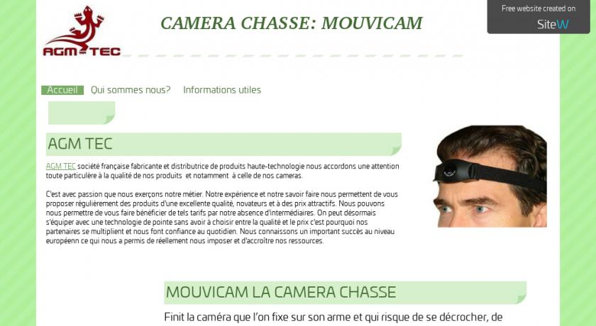 Camera embarquée frontale pour la chasse, les sports extrêmes Camera embarquée frontale pour la chasse, les sports extrêmes
